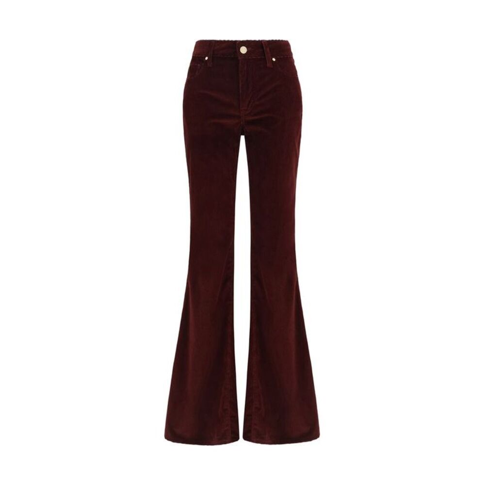 Jacob Cohen Bordeaux Cotton Flared Women's Jeans